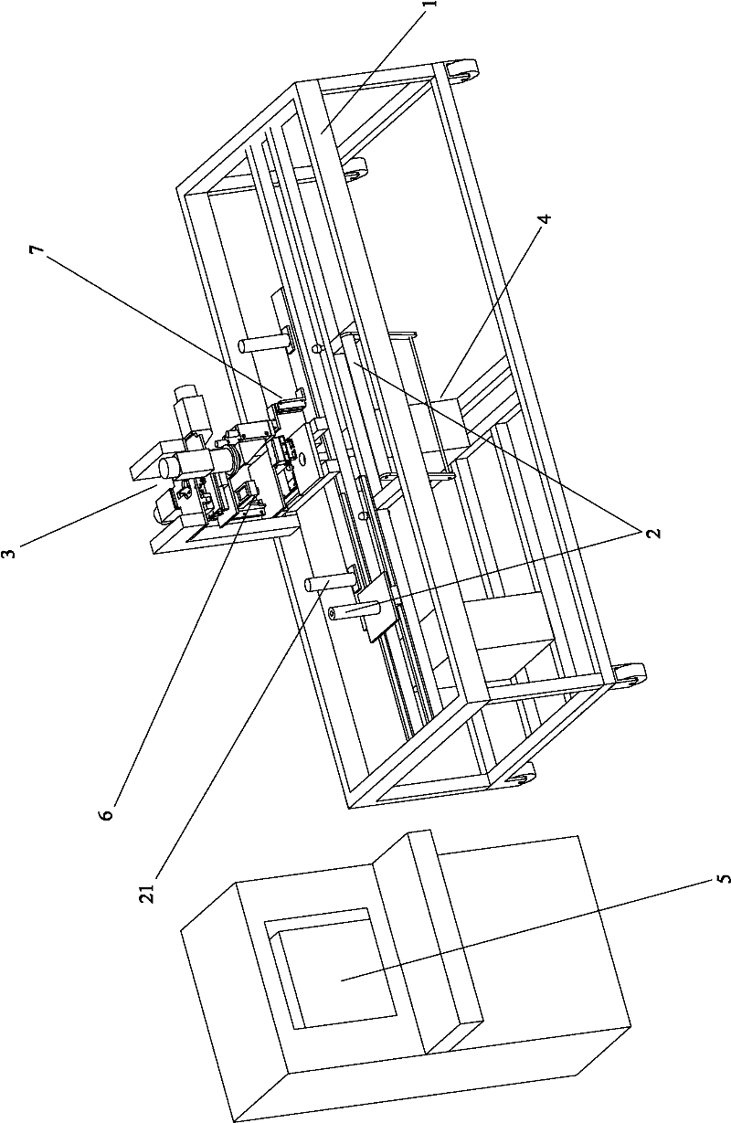 Device and method for installing automobile glass rearview mirror seat and bracket