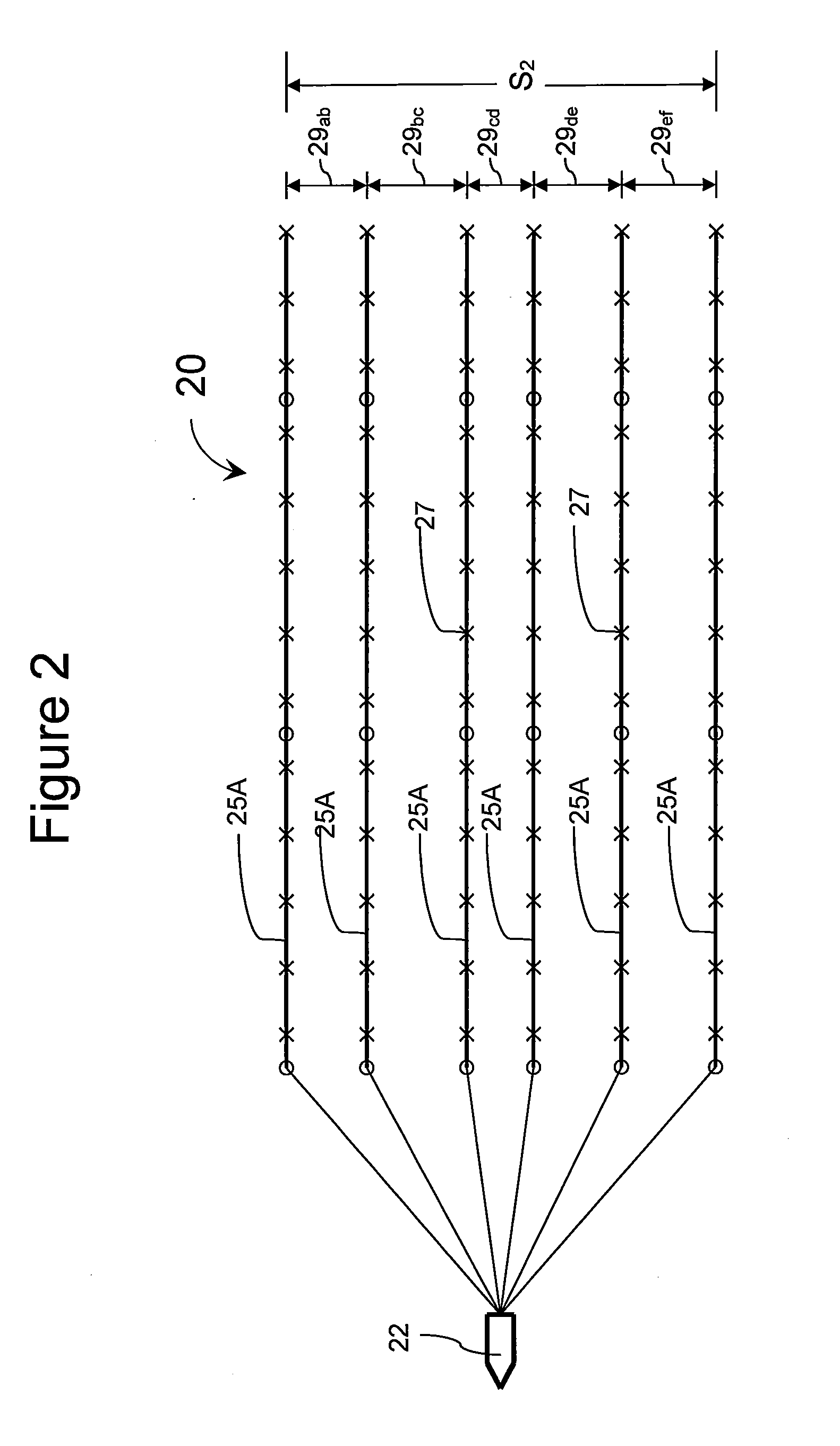 Marine seismic data acquisition using designed non-uniform streamer spacing