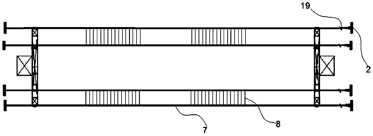 Electrified spanning construction method for high-voltage line