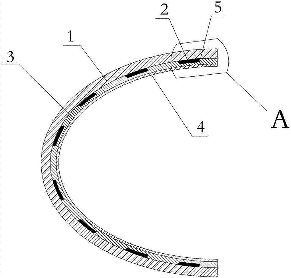 Conformal antenna for millimeter wave/infrared dual mode composite detection