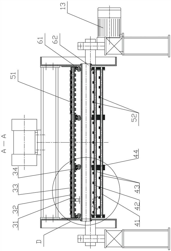 Belt type screening and conveying device for vibrating screen