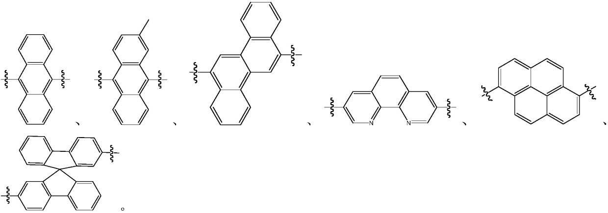 Organic light emitting diode material, synthetic method thereof and application of organic light emitting diode material in devices