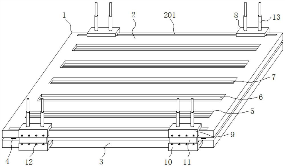 A high-precision washing head