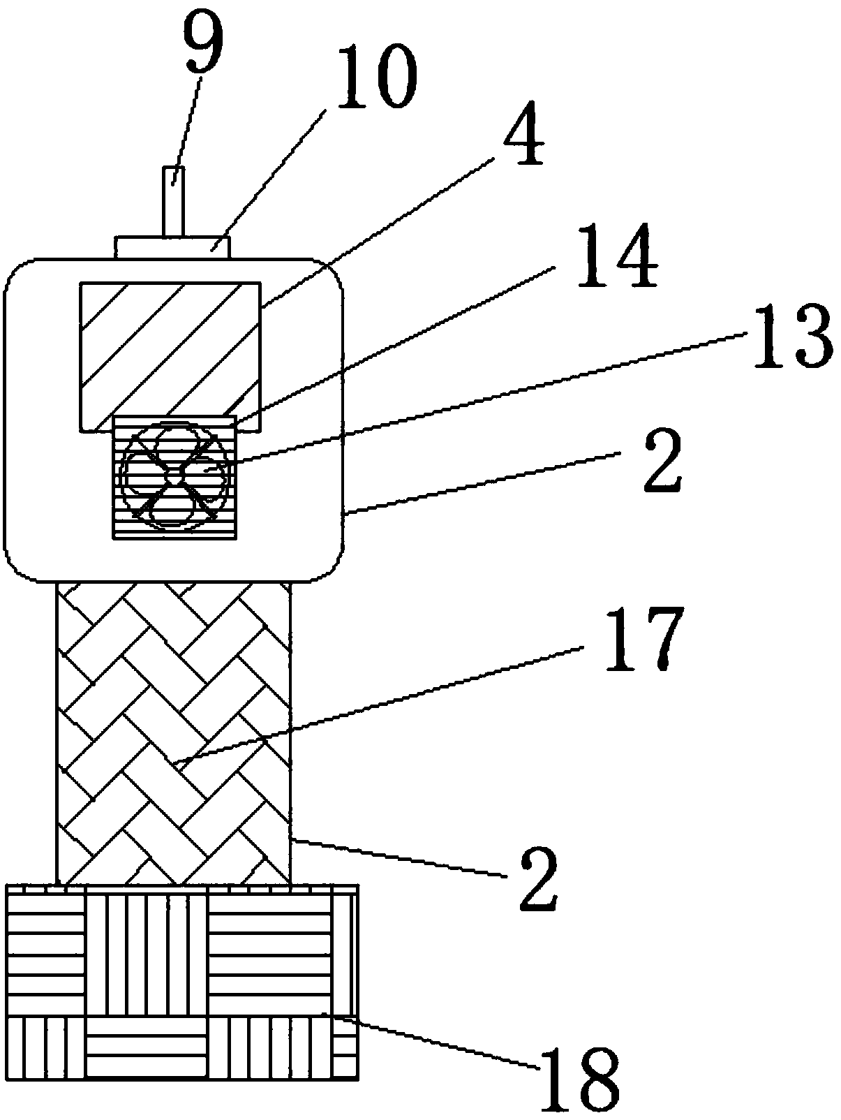 Portable type anti-corrosion electric tool