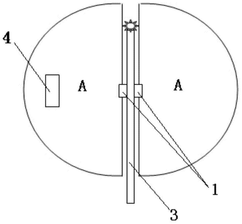 Laser anti-collision early warning system used for bulk cargo stockyard