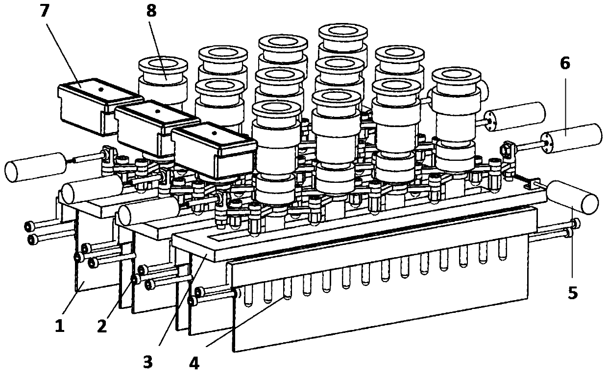 An Array Integrated Jet Printing Method with Adjustable Spatial Distribution