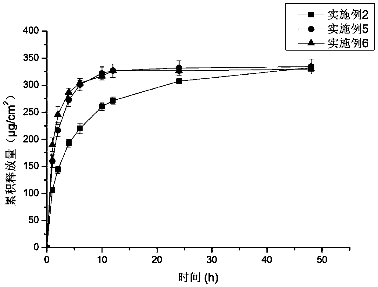 Palonosetron transdermal patch and preparation method thereof