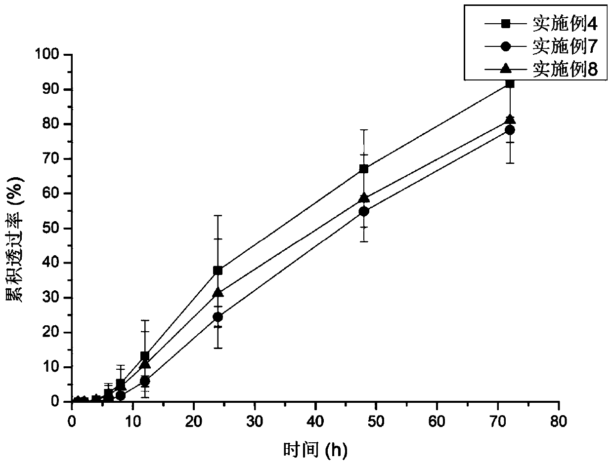 Palonosetron transdermal patch and preparation method thereof