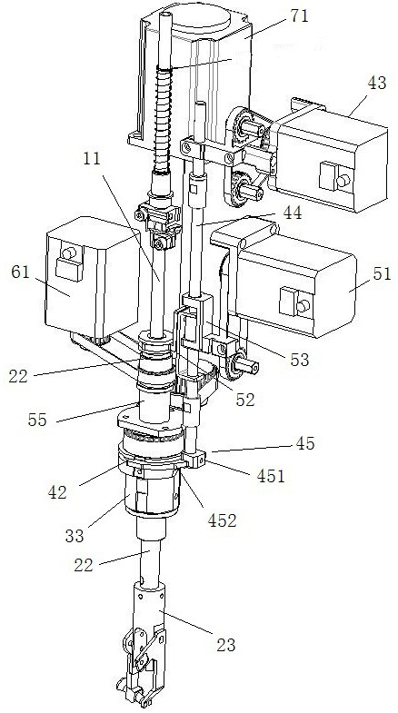 Tapping embroidery device and taping embroidery feeding control method