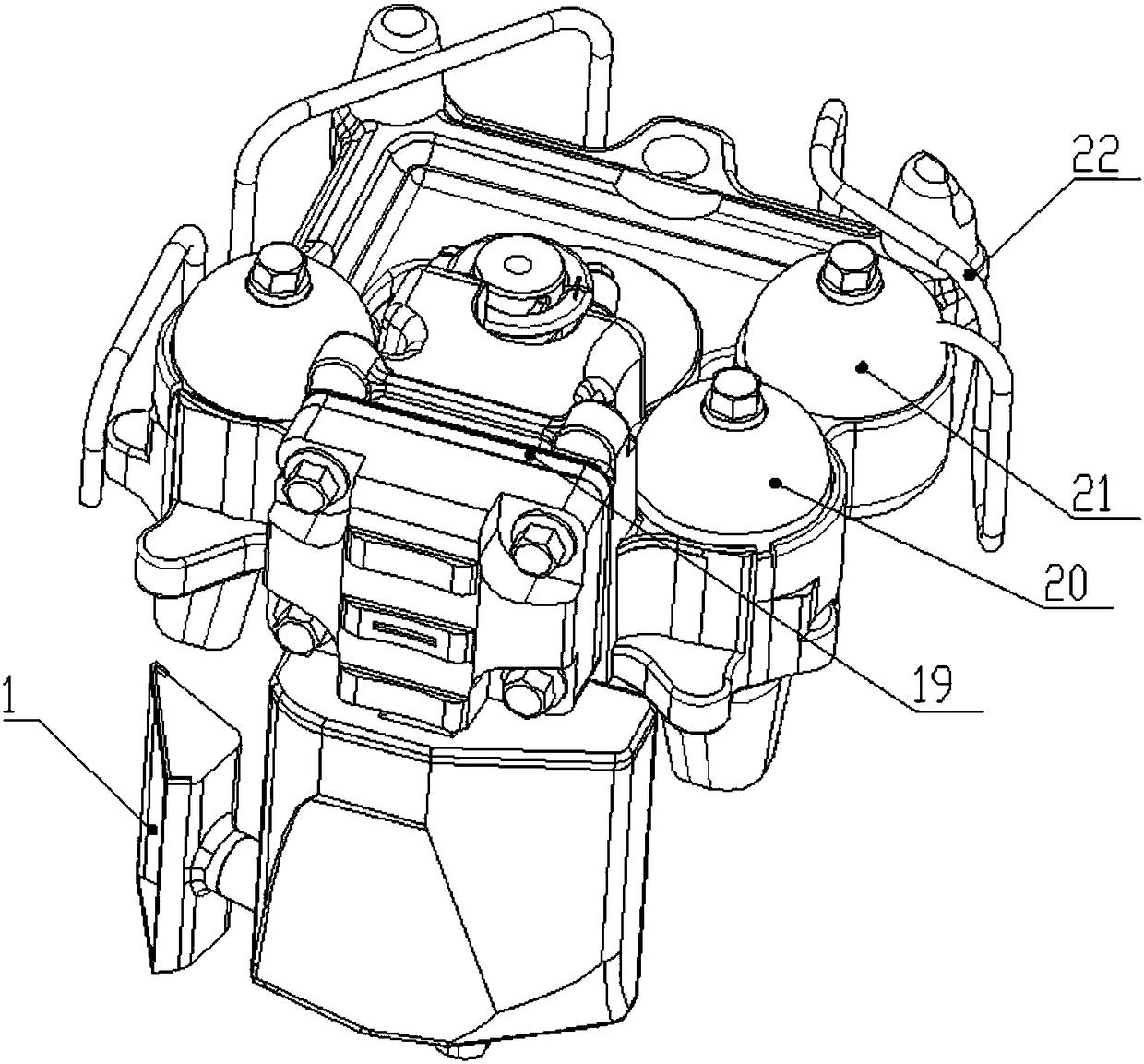 Reciprocating piston compressor for energy saving, noise reduction, noise reduction and vibration reduction and method for reducing noise and noise