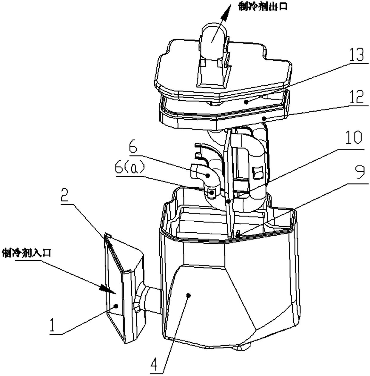 Reciprocating piston compressor for energy saving, noise reduction, noise reduction and vibration reduction and method for reducing noise and noise