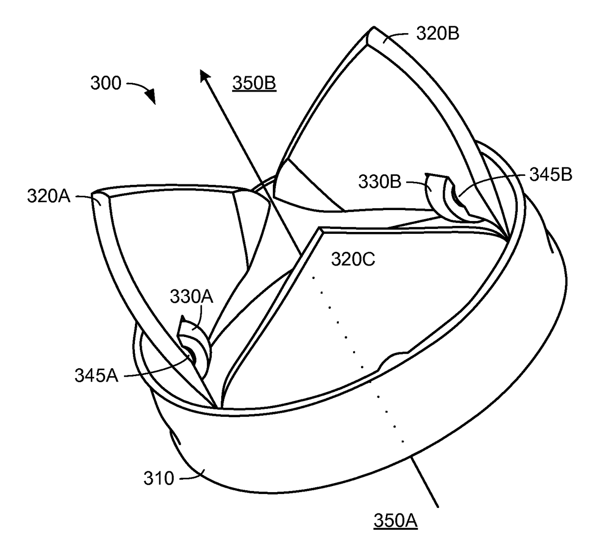 Trileaflet Mechanical Prosthetic Heart Valve