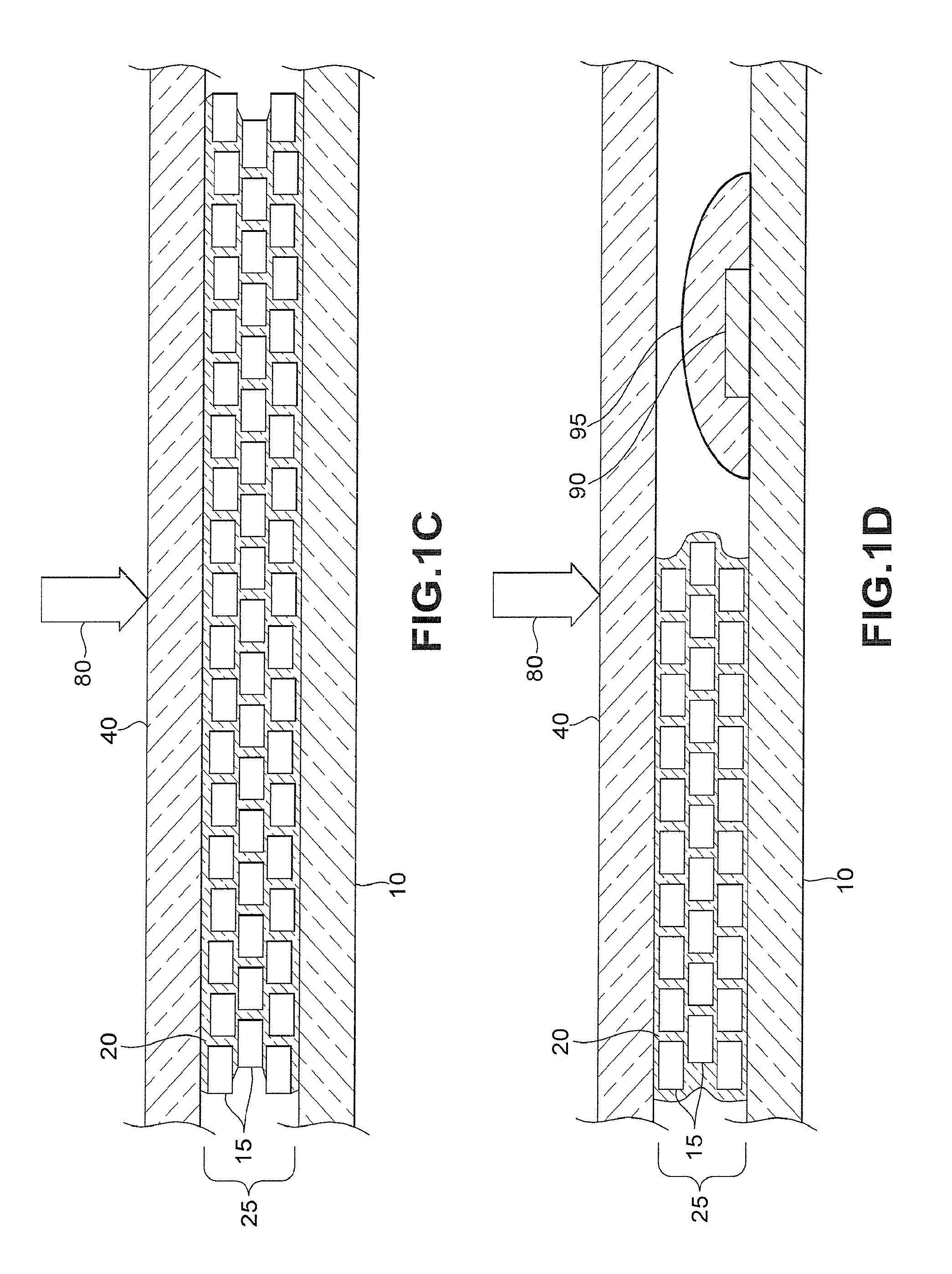 Hermetically sealed electronic device using coated glass flakes