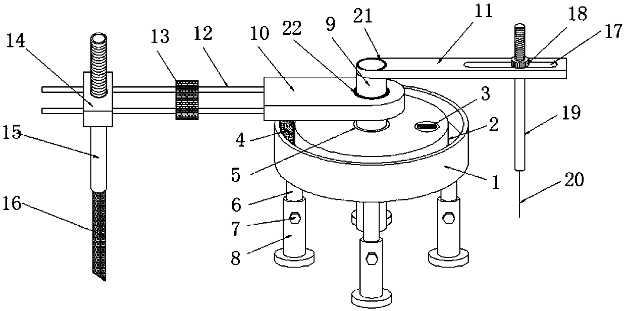 Landscaping planting soil electrochemical analysis sampling device