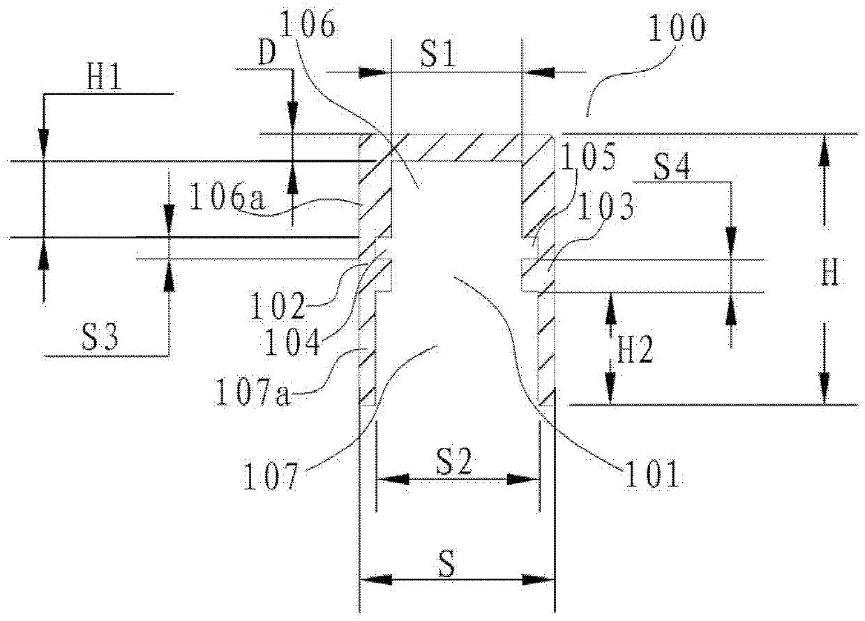 Luminescent road sign lamp strip installation device and luminescent road sign lamp strip structure