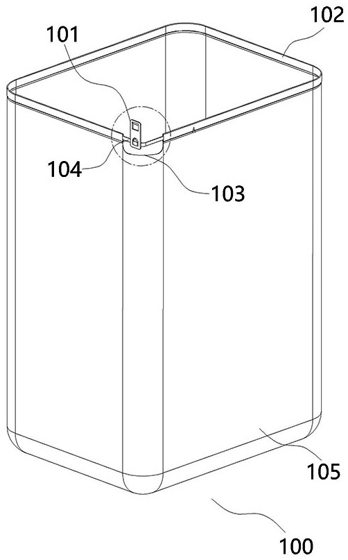 Automatic packaging garbage can