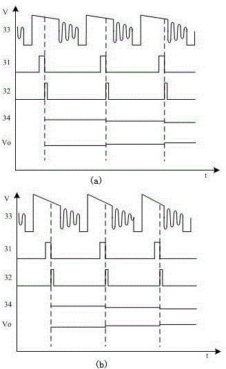 Proportional timing sampling circuit and switch power source using same