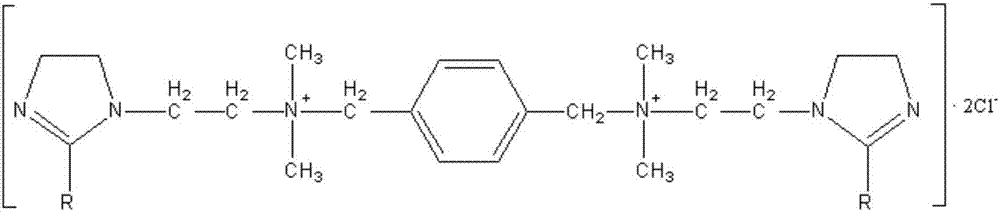 Compound imidazoline corrosion inhibitor, and preparation method thereof