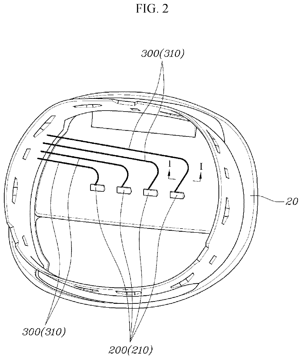 Illumination apparatus of driver air bag