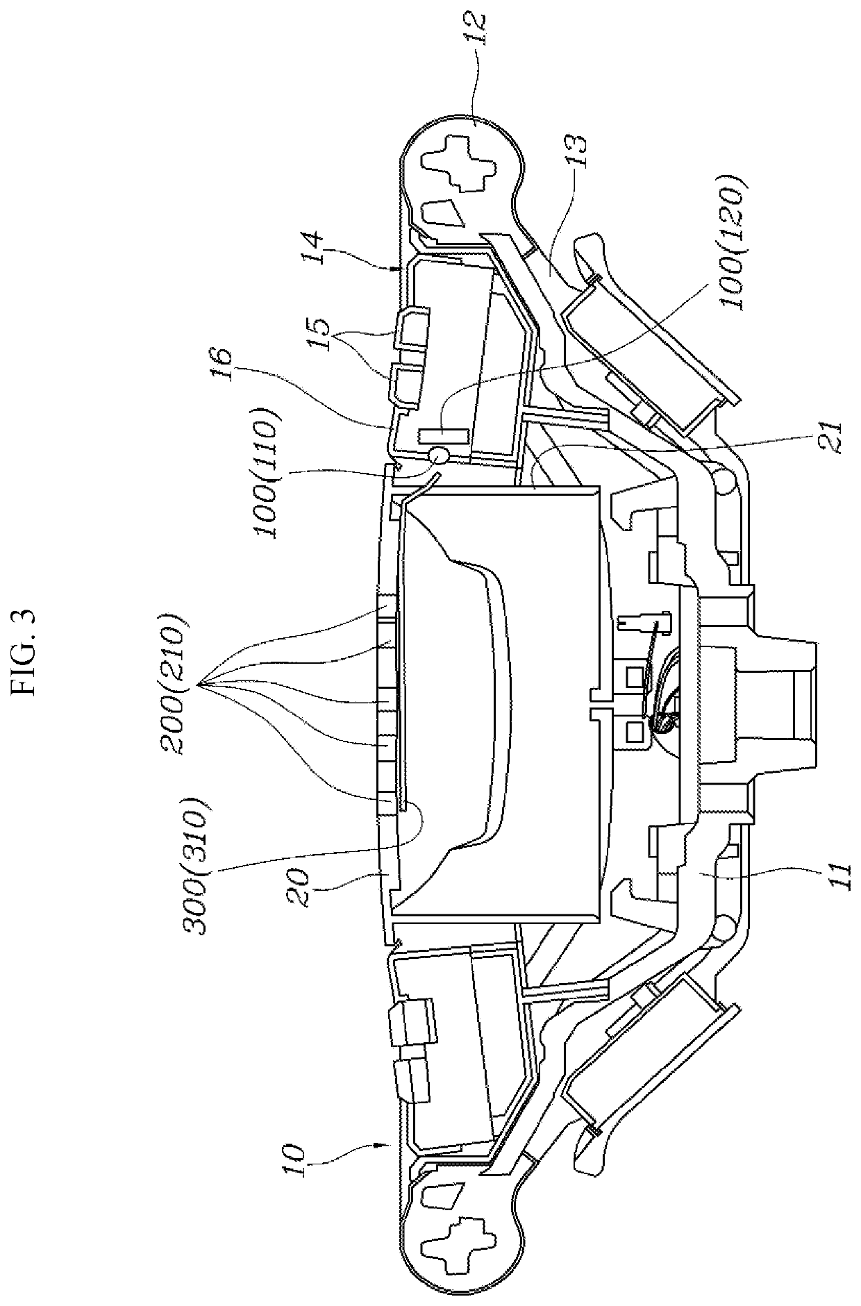 Illumination apparatus of driver air bag