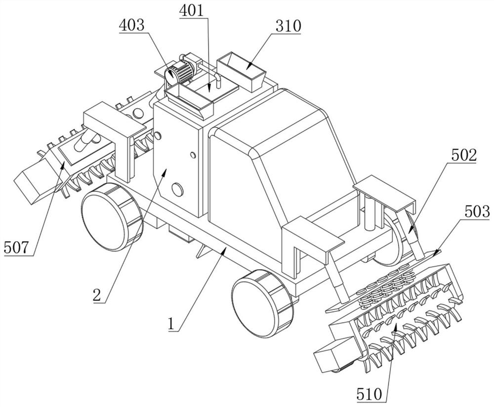 Soil quality conditioning device for medium and low yield fields