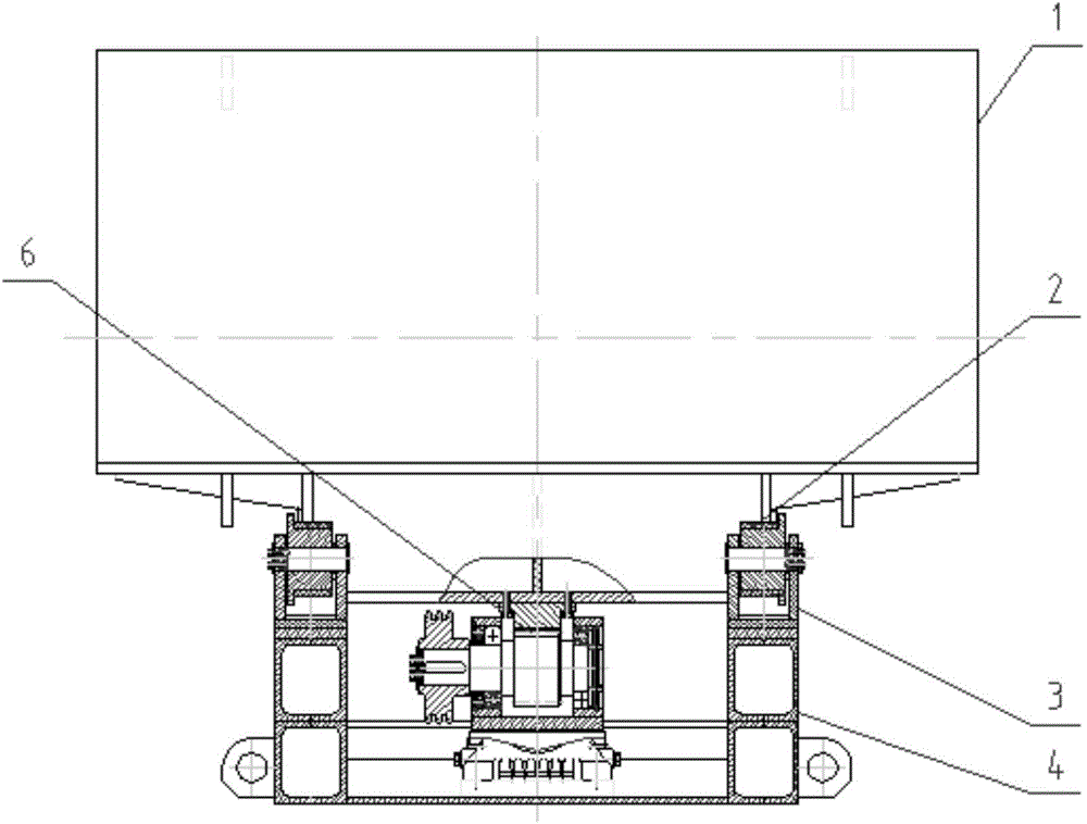 Workpiece overturning device