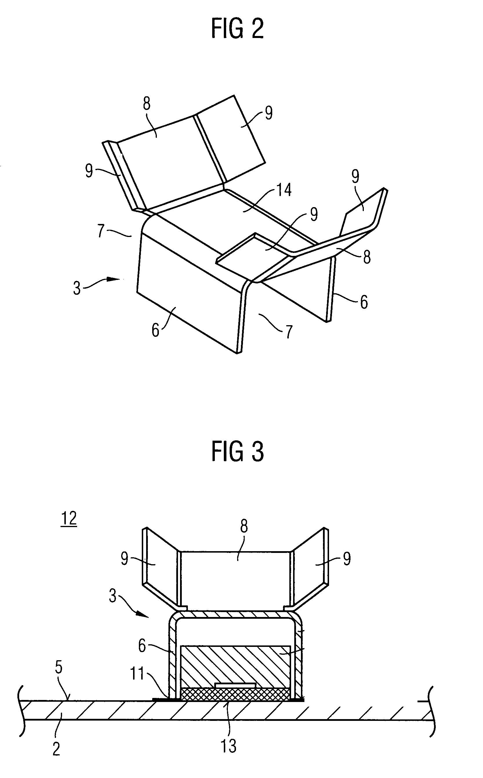 Arrangement for cooling SMD power components on a printed circuit board