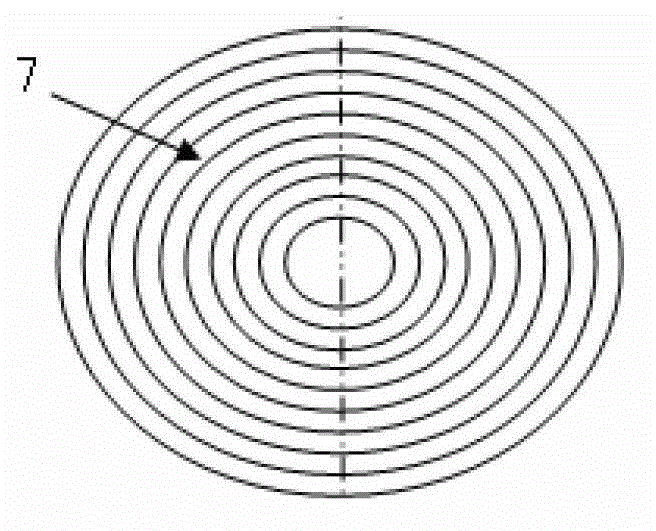 High power microwave radial line slit array antenna