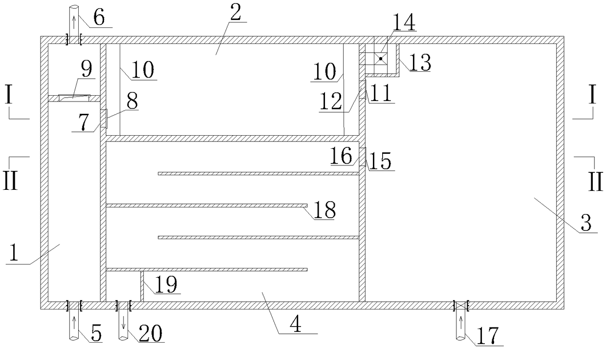 Water source protecting area highway runoff collecting and emergency purifying system