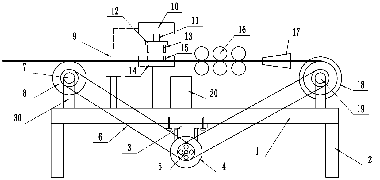 Winding auxiliary device for lithium battery production