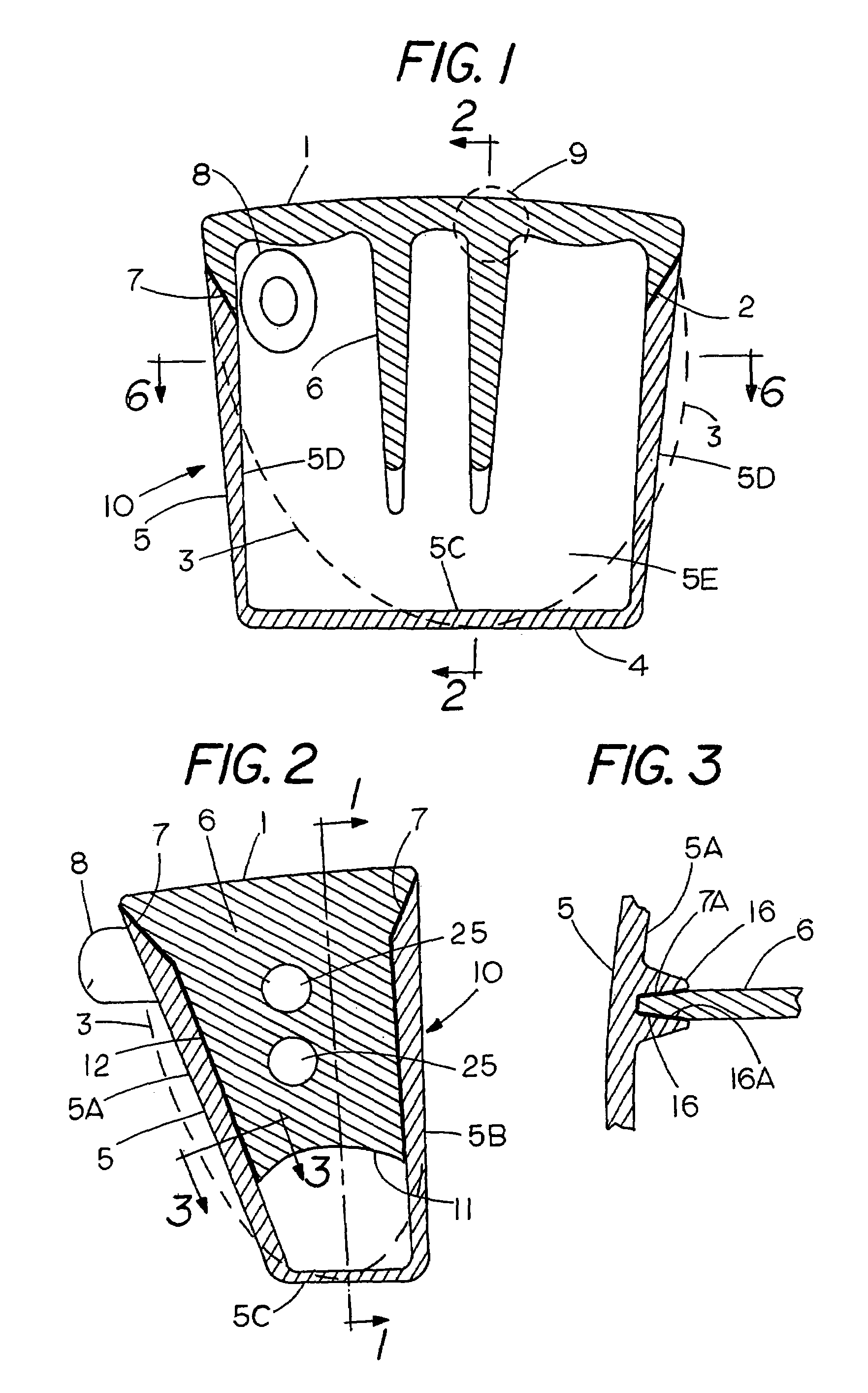 Plastic golf club head