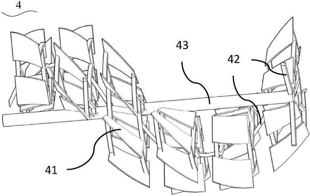 Shell-and-tube heat exchanger with fractal structure