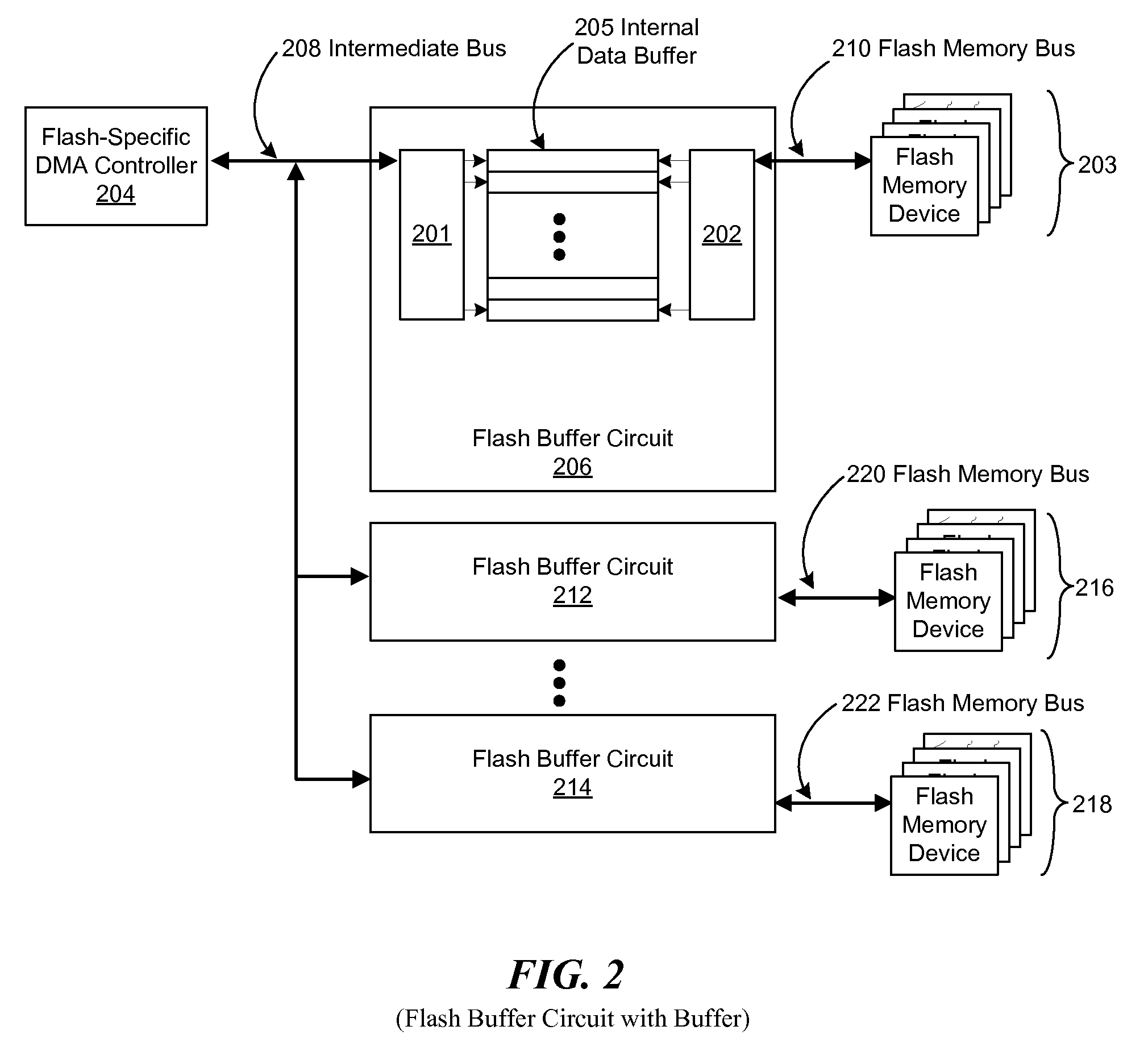 Multilevel memory bus system for solid-state mass storage