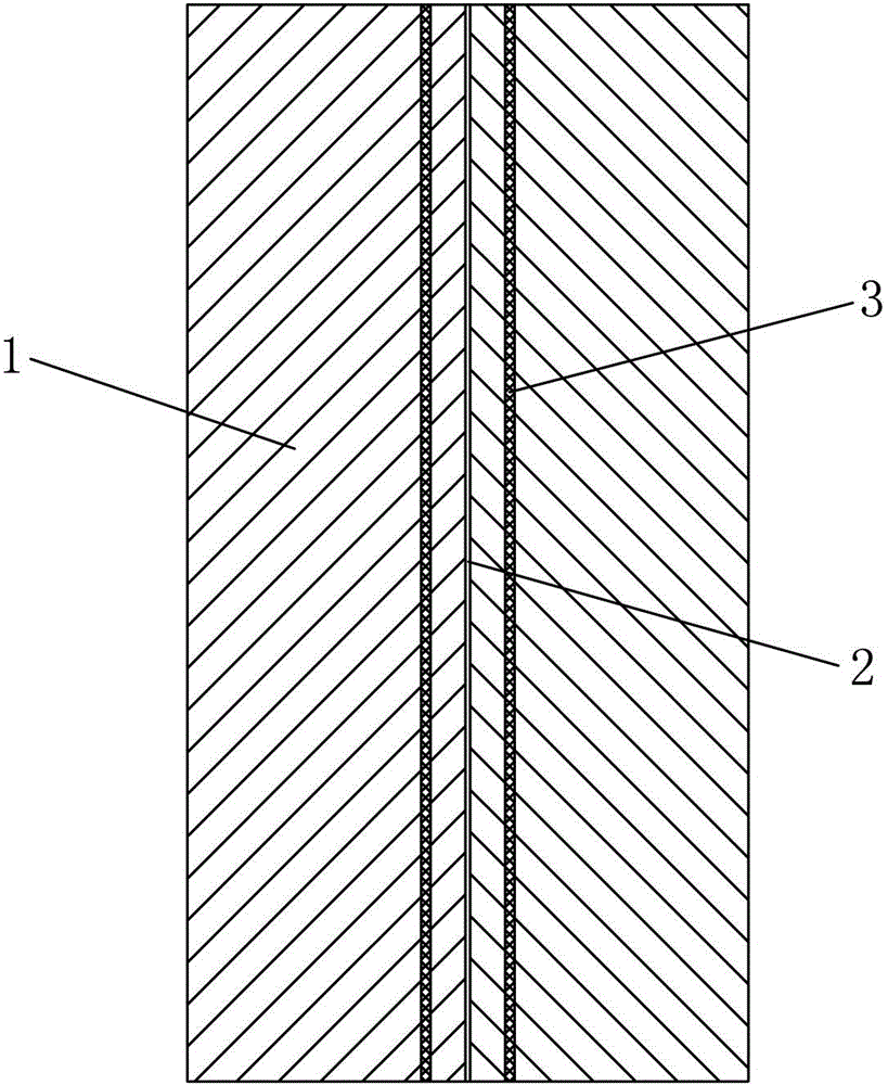 Light insulation batten wall body anti-cracking joint treatment method