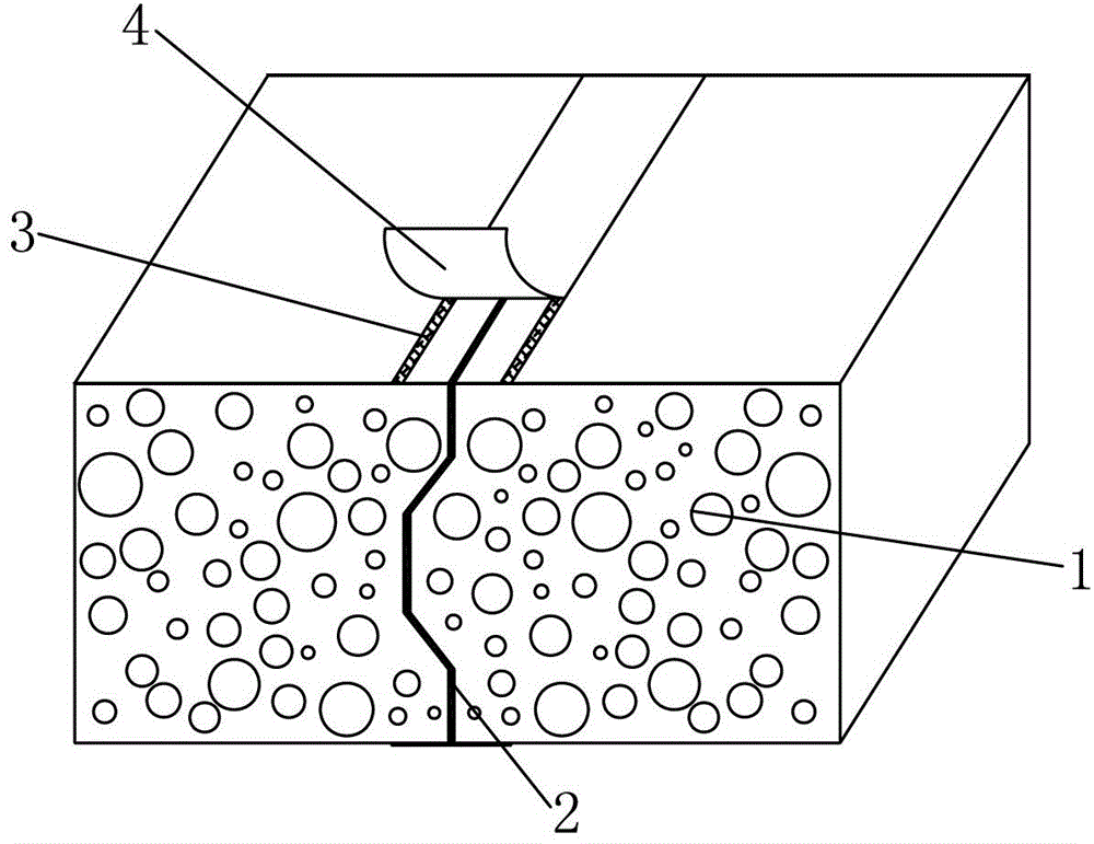 Light insulation batten wall body anti-cracking joint treatment method