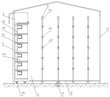 Poultry houses for easy manure collection