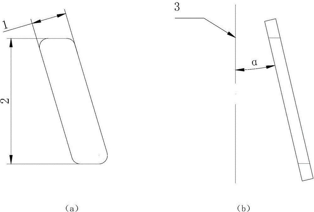 Processing method for annular type engine-case radial narrow groove