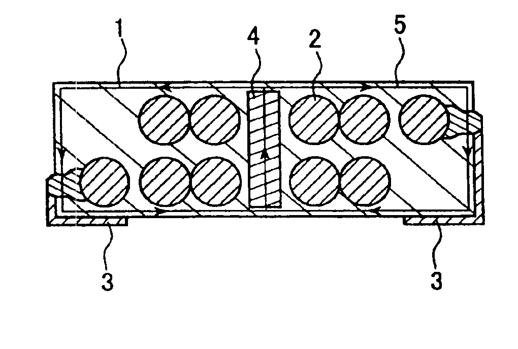 Composite magnetic body, and magnetic element and method of manufacturing the same