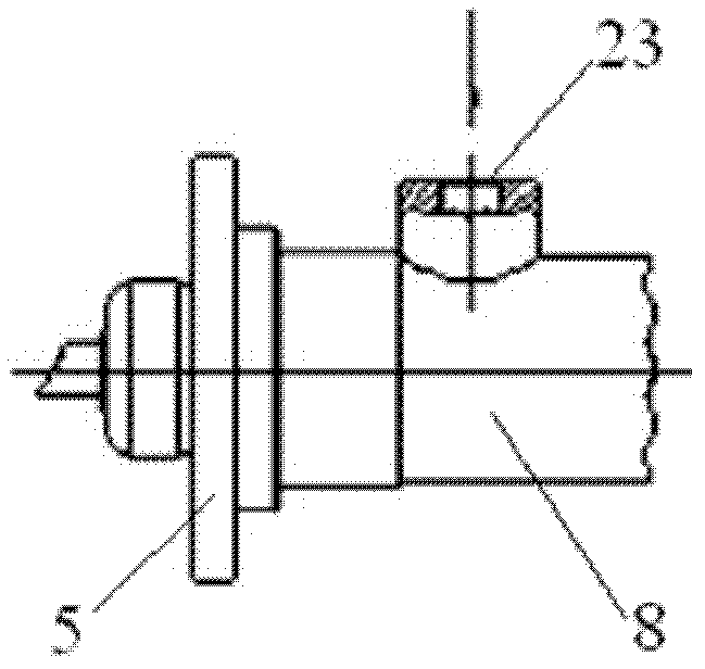 Clutch manipulation cylinder of engineering mechanical braking system