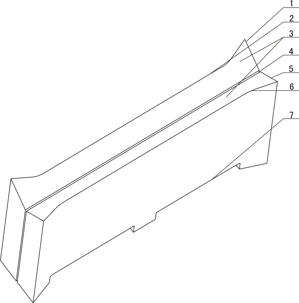 Mold guiding plate for growing sapphire crystals by virtue of EFG method