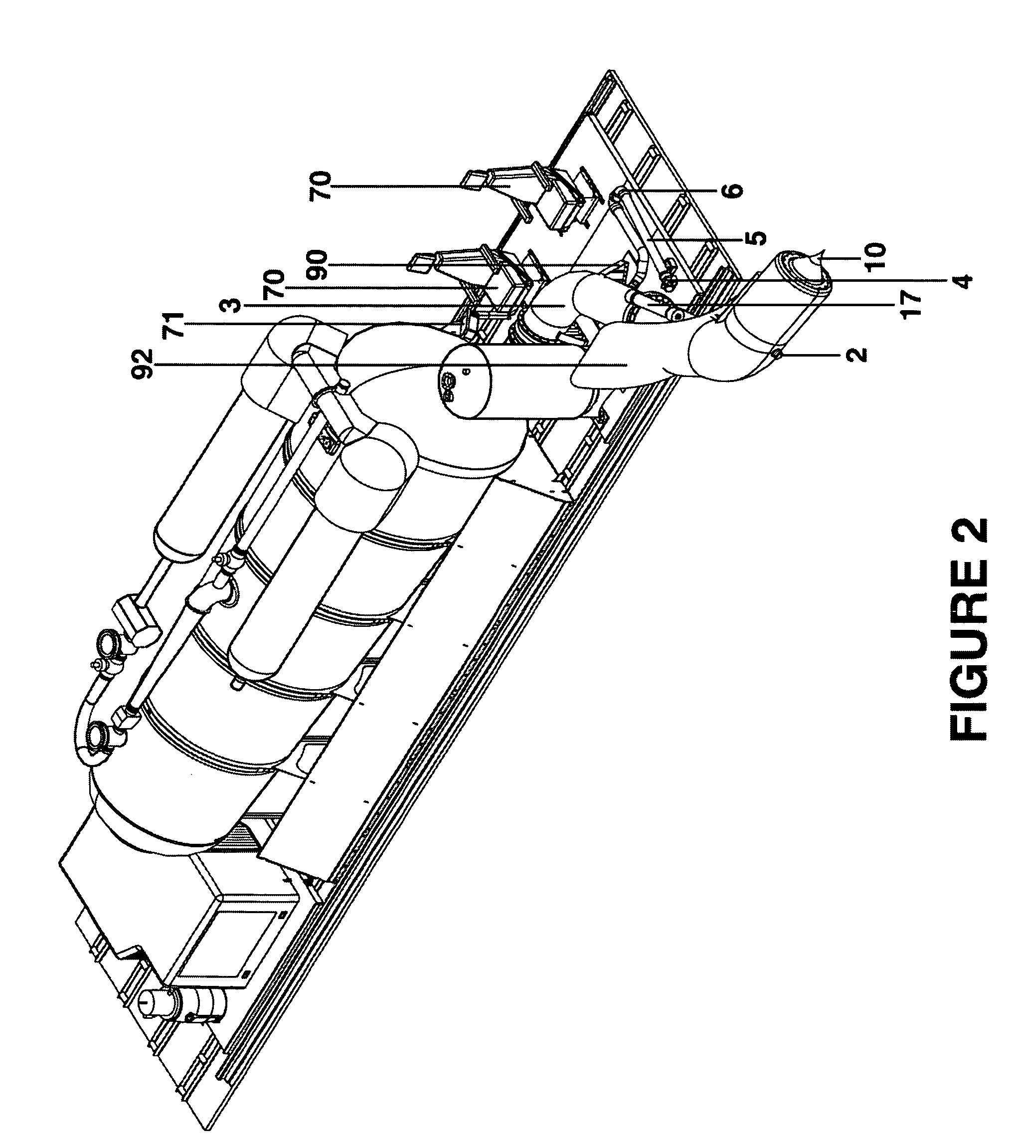 Portable airborne firefighting and sensing system