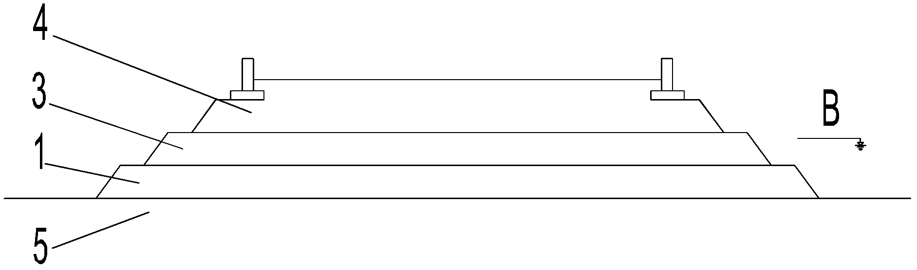 Subgrade treatment structure of soft soil areas and construction technology thereof