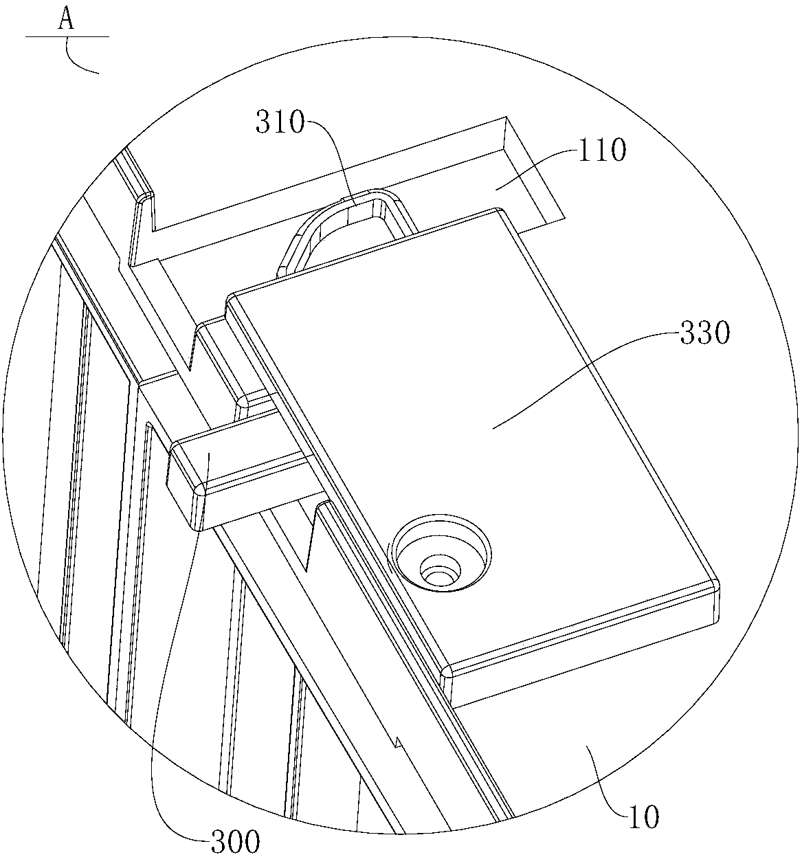 Air treatment module and air conditioning indoor unit with air treatment module