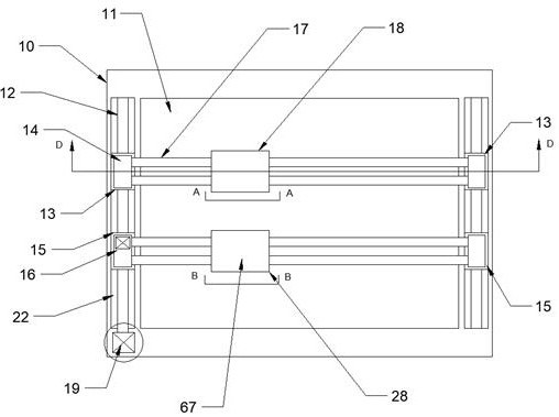 Following type wood laser cutting and polishing device