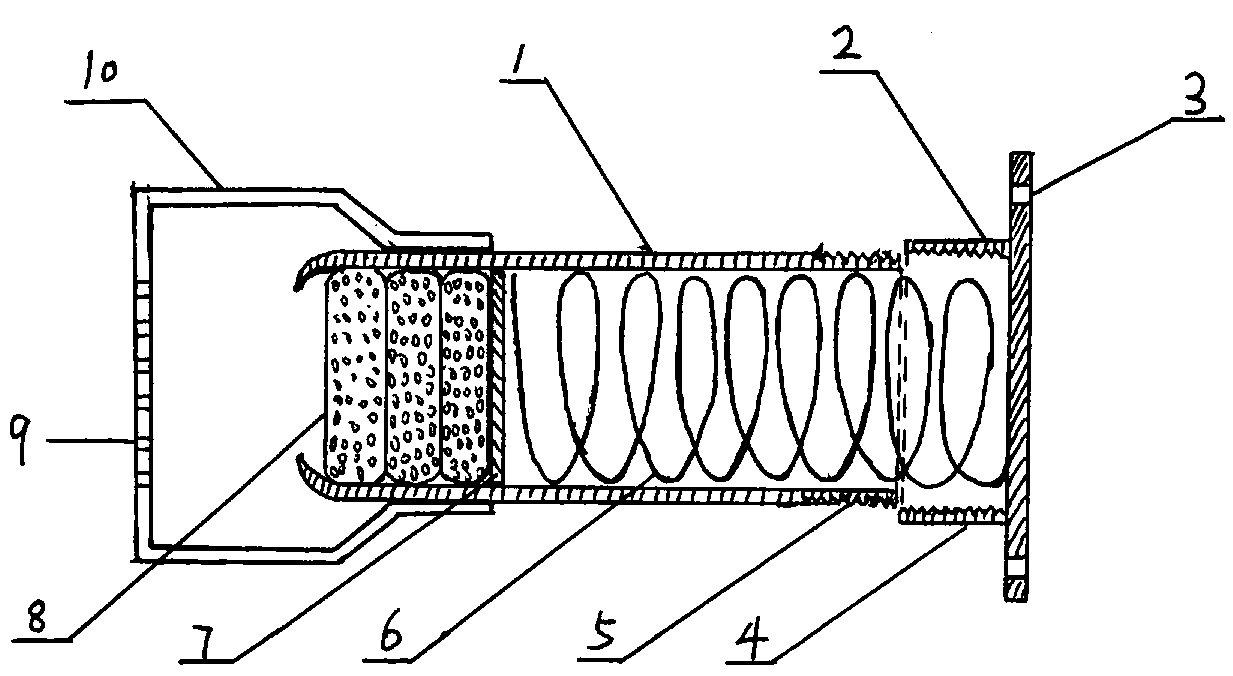 Feeding device of tablet pesticide for killing grain storage pests