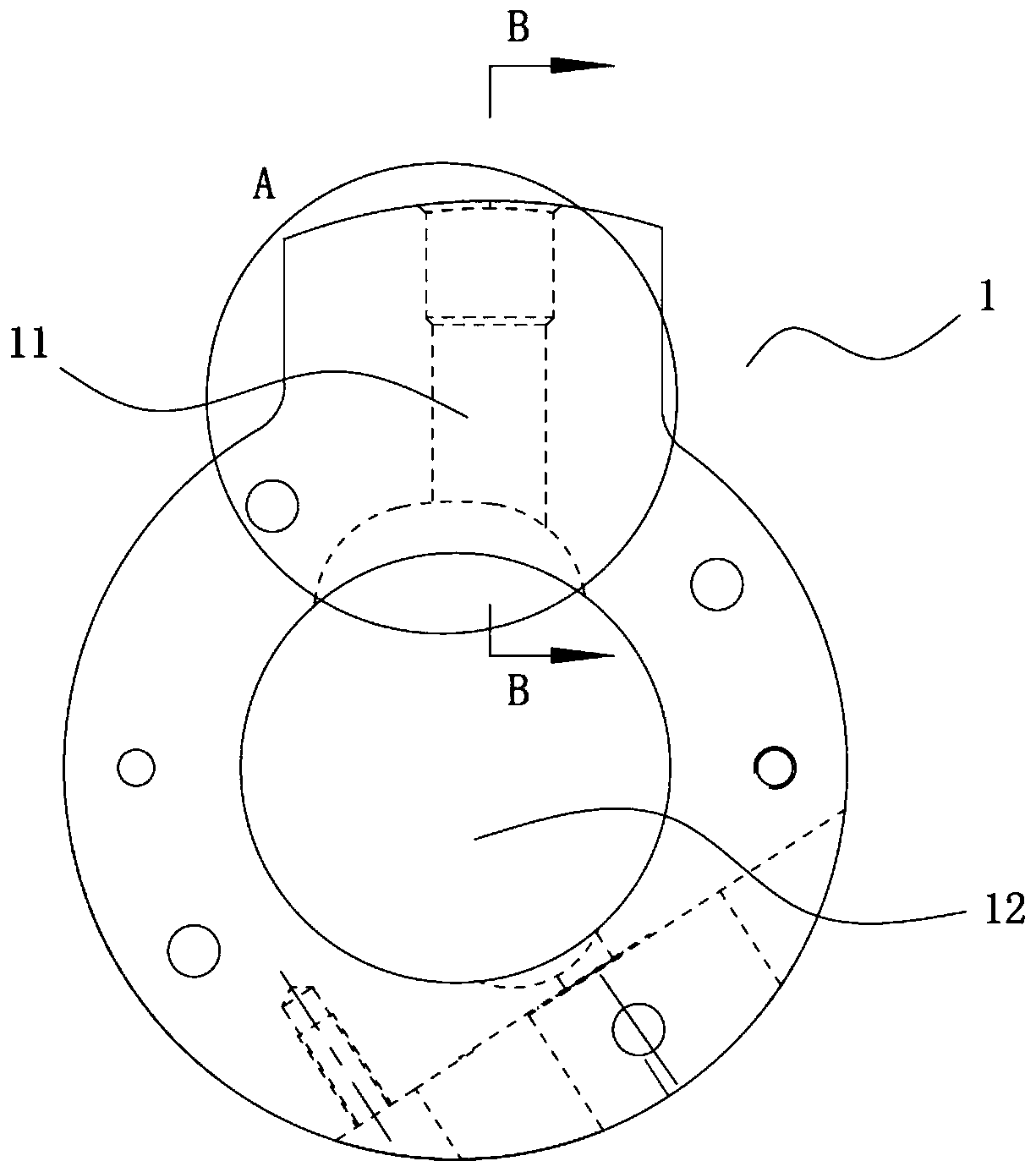 Suction Structure of Rotary Piston Compressor and Rotary Piston Compressor