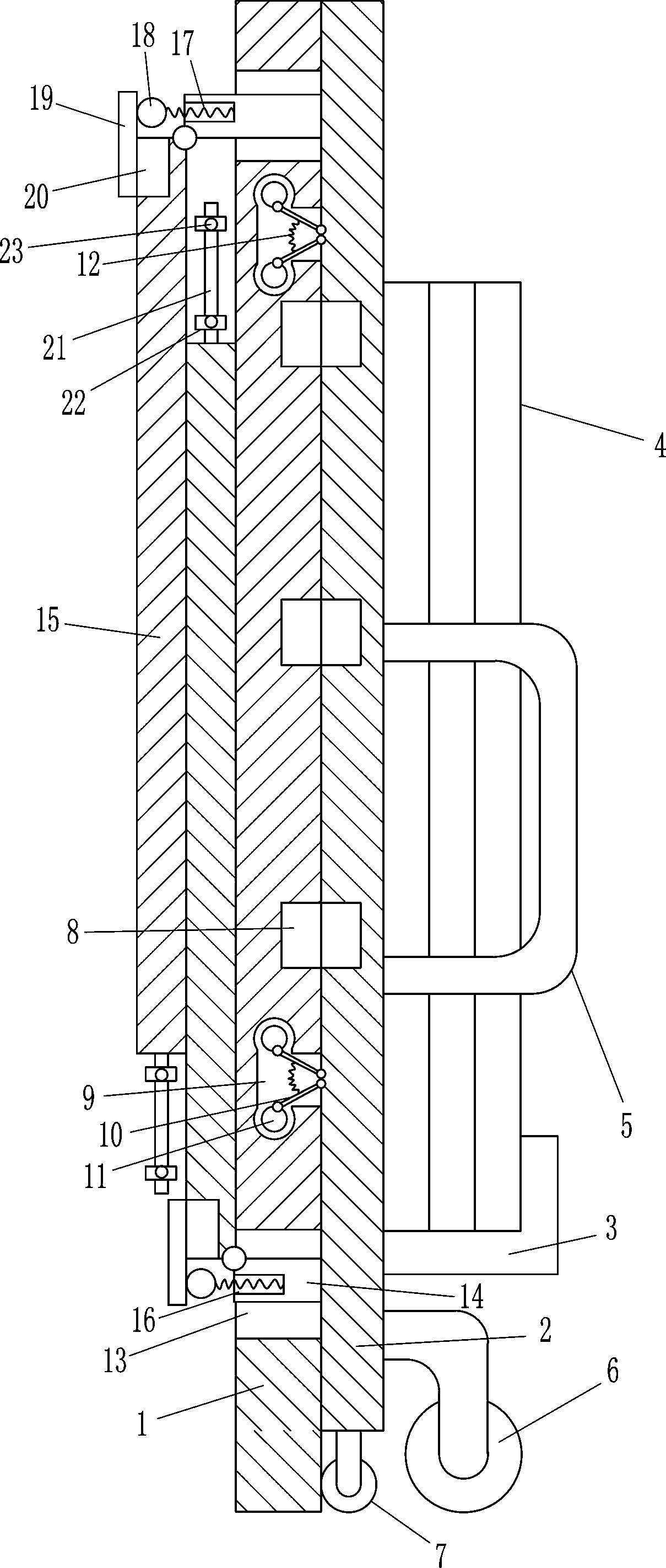 Chemical laboratory drug detachable placement rack