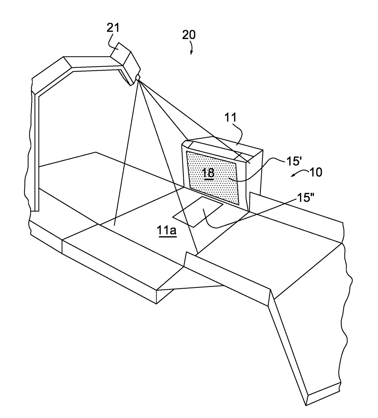 Fixed position reader of coded information and camera based checkout system using the same