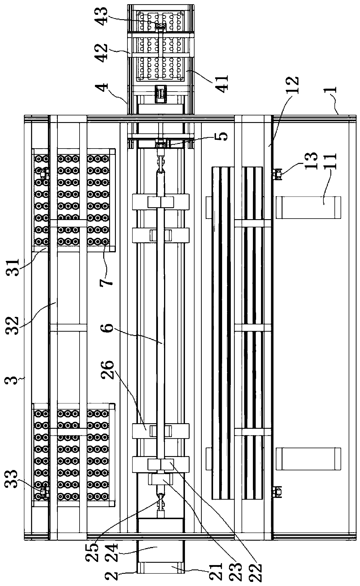 Bolt automatic placing unit for net rack connecting rod automatic welding production system