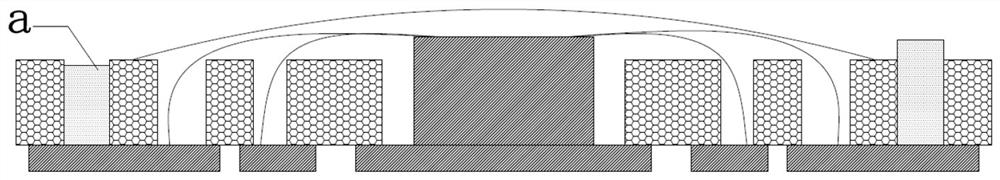 Double-interface module electrical connection material and its preparation method and application